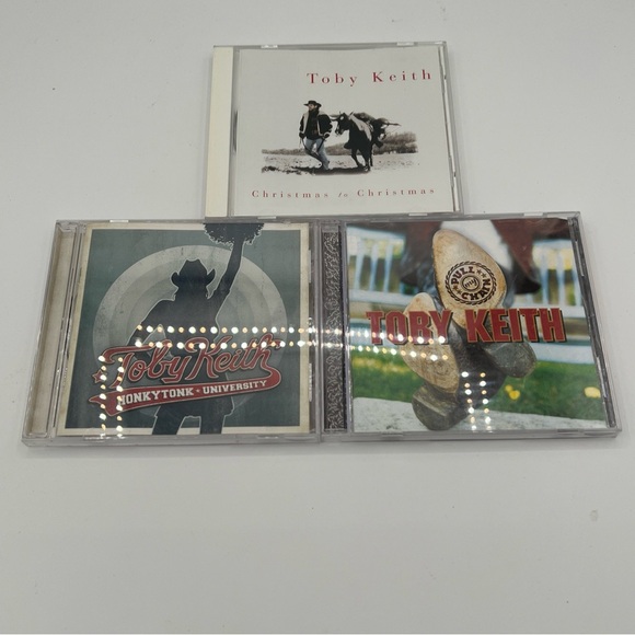 Toby Keith 3 CD Lot Christmas To Christmas Pull My Chain Honkytonk University - Picture 1 of 11